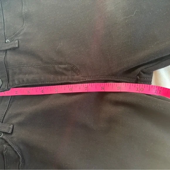 HUDSON Jeans Luna Mid Rise Black Metal Stars Denim Skinny Ankle Sz 29 - Picture 8 of 12